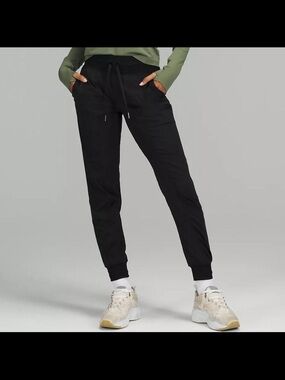 Lululemon high rise dance studio jogger Black Drawstring Pants